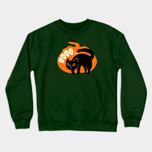 Boo - Halloween Cat Crewneck Sweatshirt